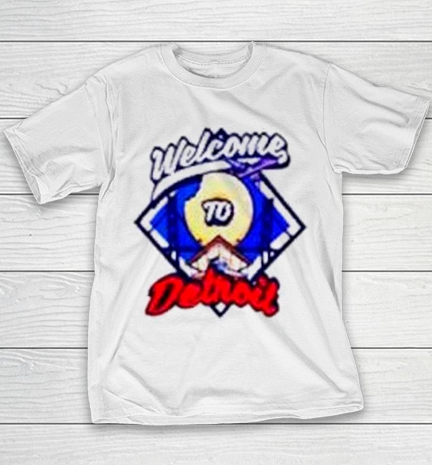 Detroit Pistons X J Dilla Welcome To Detroit Youth T-Shirt