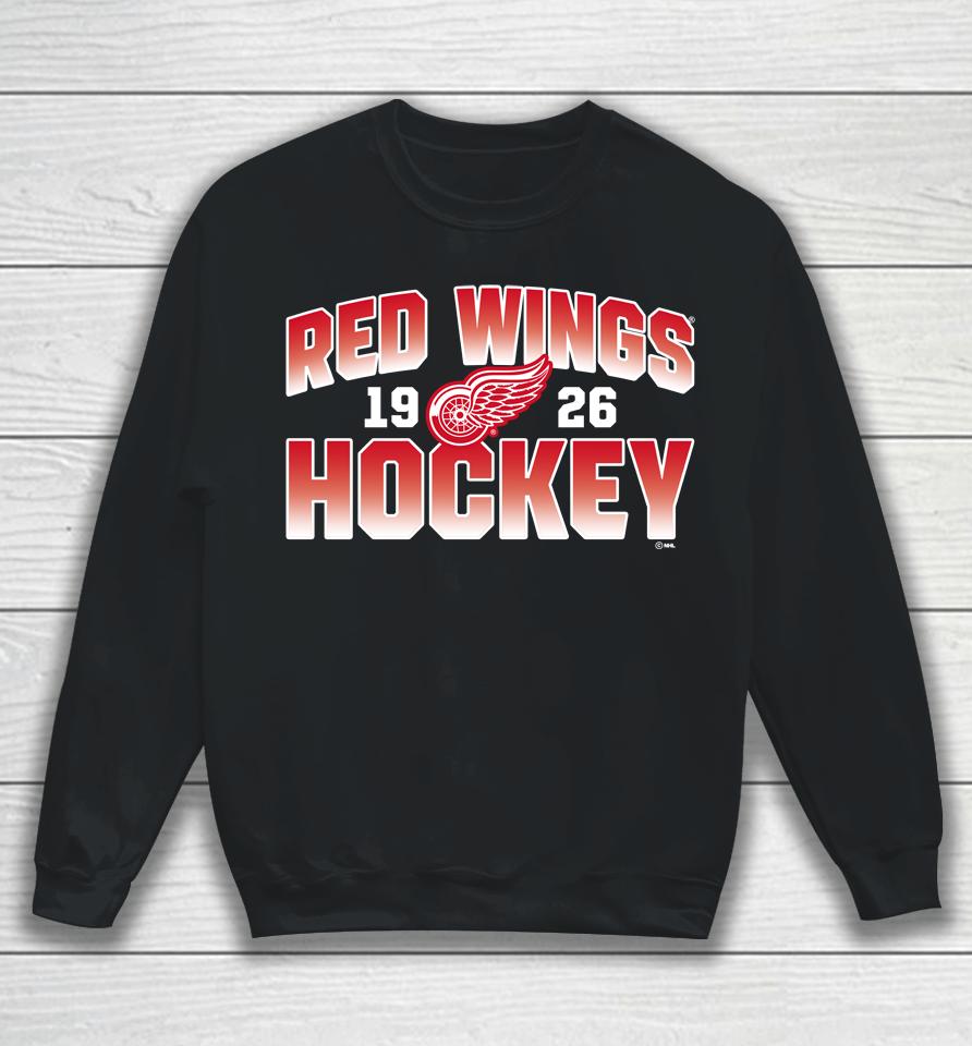 Detroit Red Wings Fanatics Branded Red Skate Or Die Est 1926 Sweatshirt