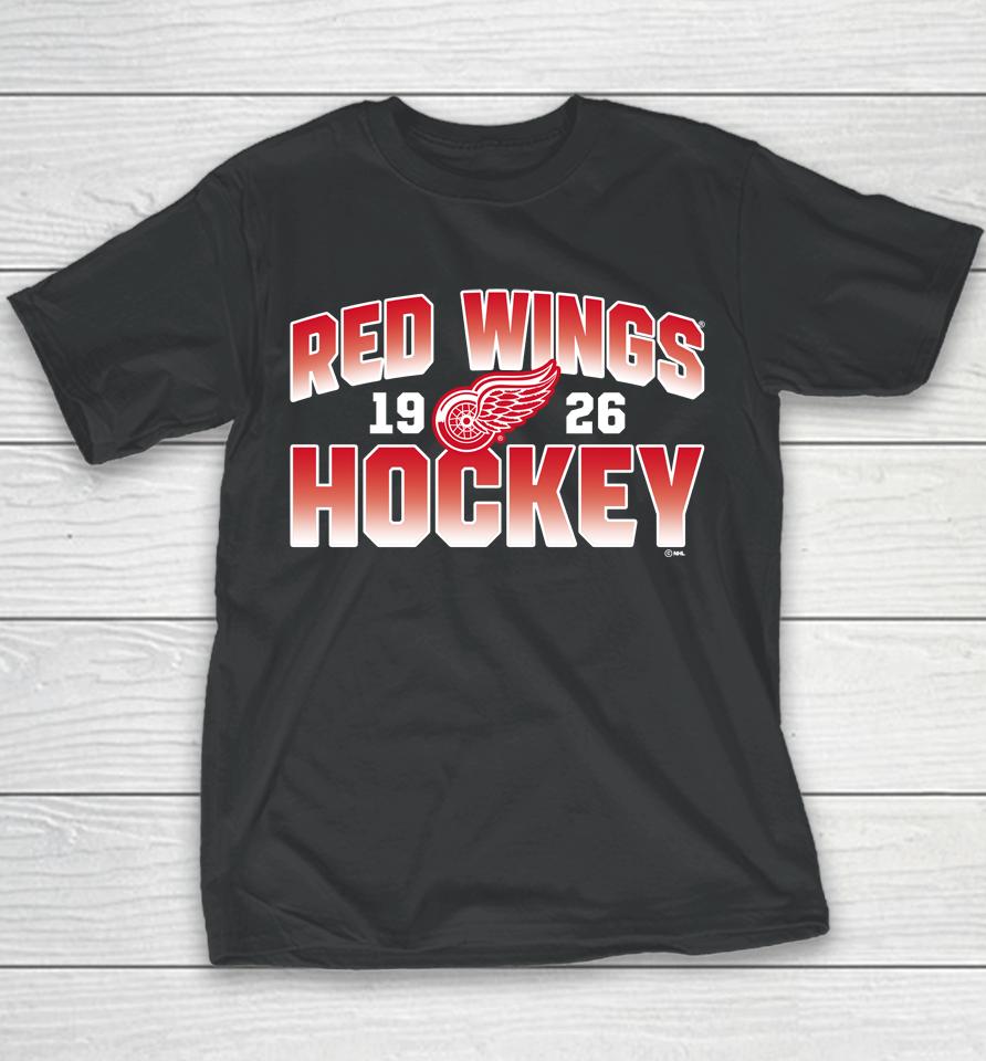 Detroit Red Wings Fanatics Branded Red Skate Or Die Est 1926 Youth T-Shirt