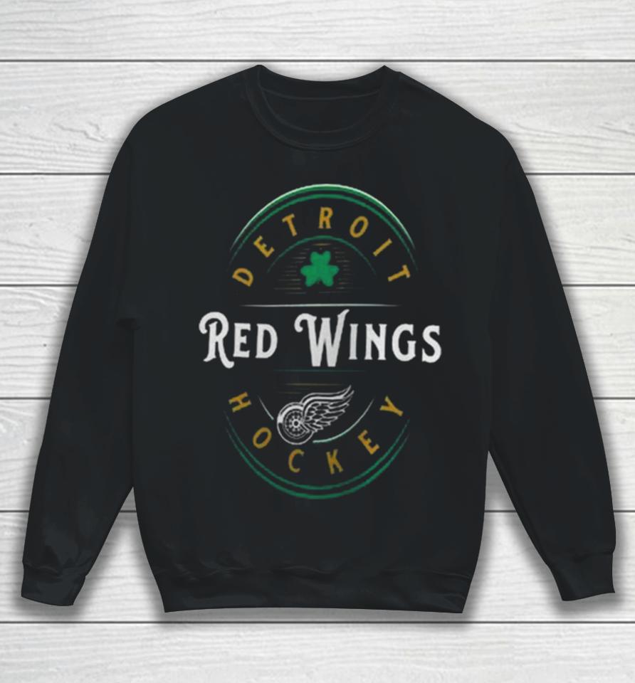 Detroit Red Wings Fanatics Branded St. Patrick’s Day Forever Lucky Sweatshirt