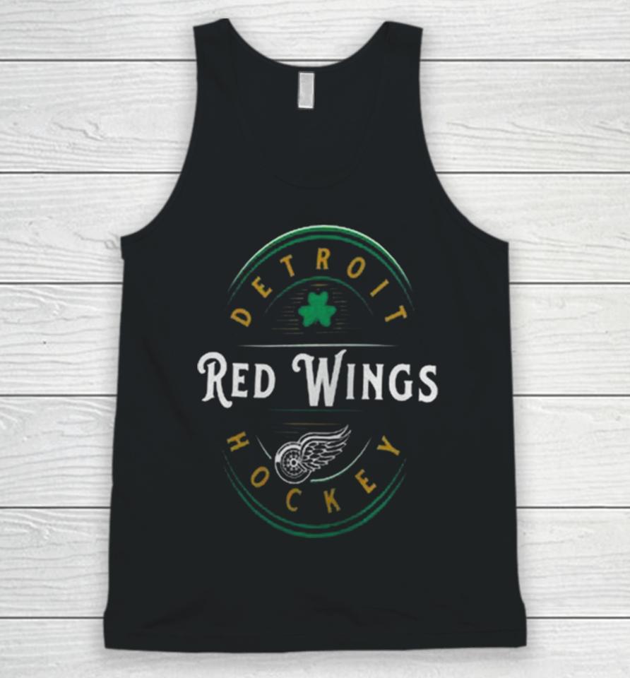 Detroit Red Wings Fanatics Branded St. Patrick’s Day Forever Lucky Unisex Tank Top
