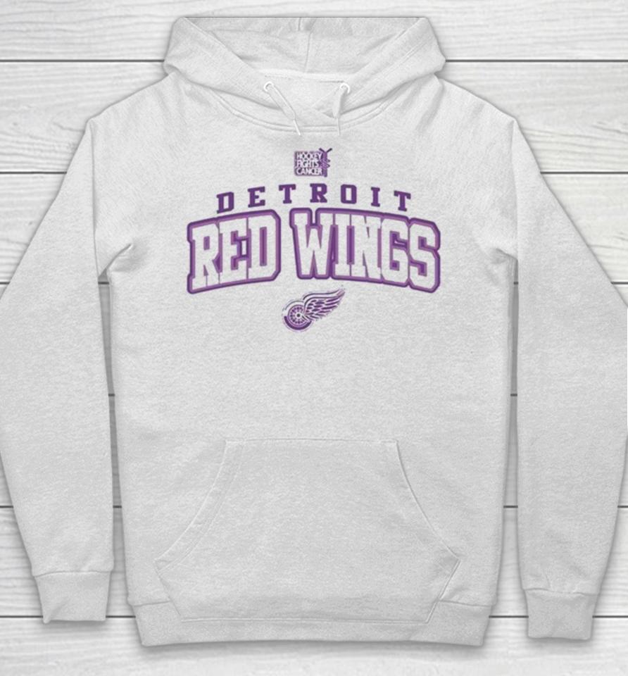 Detroit Red Wings Levelwear Hockey Fights Cancer Richmond T Hoodie