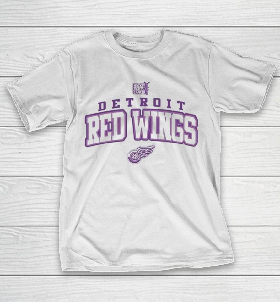 Detroit Red Wings Levelwear Hockey Fights Cancer Richmond T T-Shirt