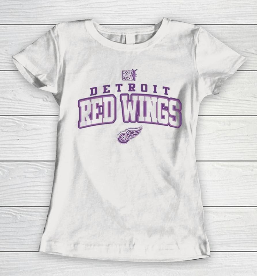 Detroit Red Wings Levelwear Hockey Fights Cancer Richmond T Women T-Shirt