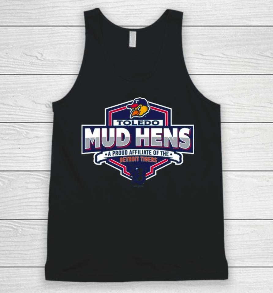 Detroit Tigers 2024 Toledo Mud Hens A Proud Affiliate Of The Unisex Tank Top