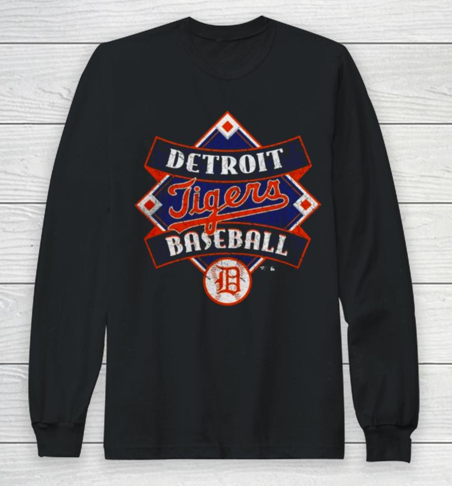 Detroit Tigers Fanatics Branded Cooperstown Collection Field Play Long Sleeve T-Shirt