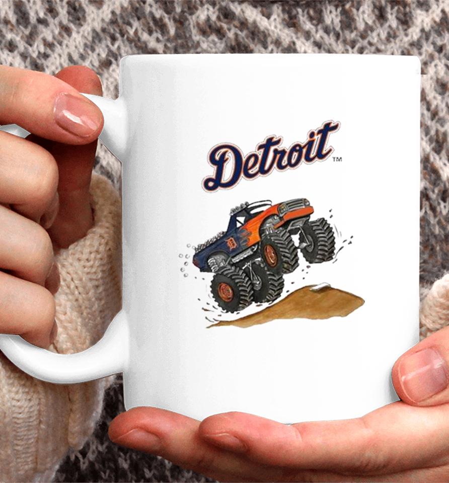 Detroit Tigers Monster Truck Mlb Coffee Mug