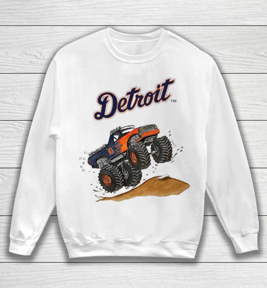 Detroit Tigers Monster Truck Mlb Sweatshirt