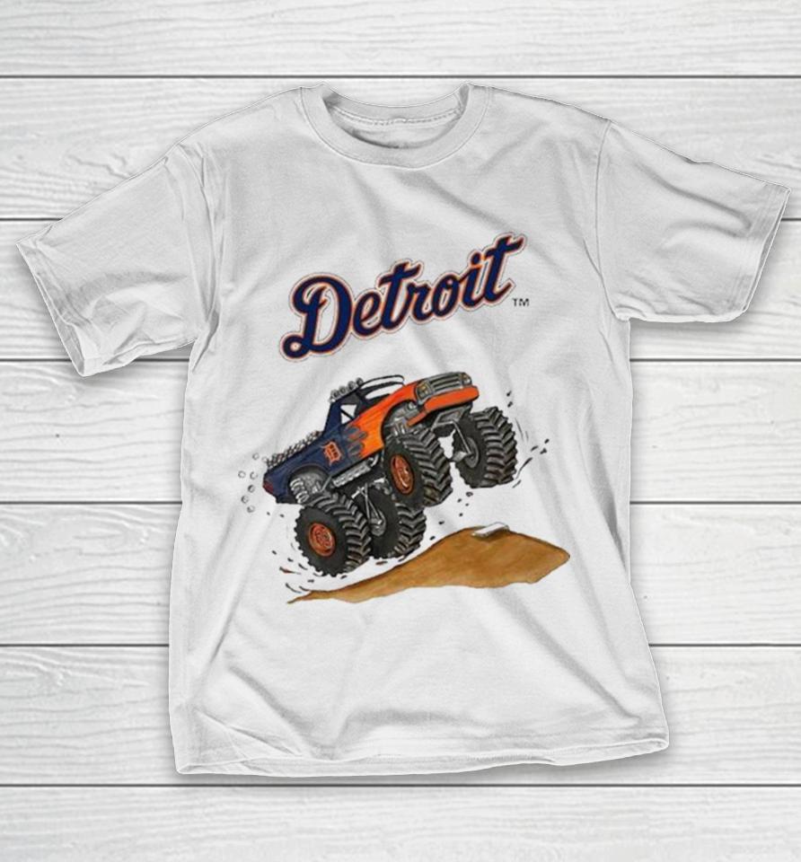 Detroit Tigers Monster Truck Mlb T-Shirt