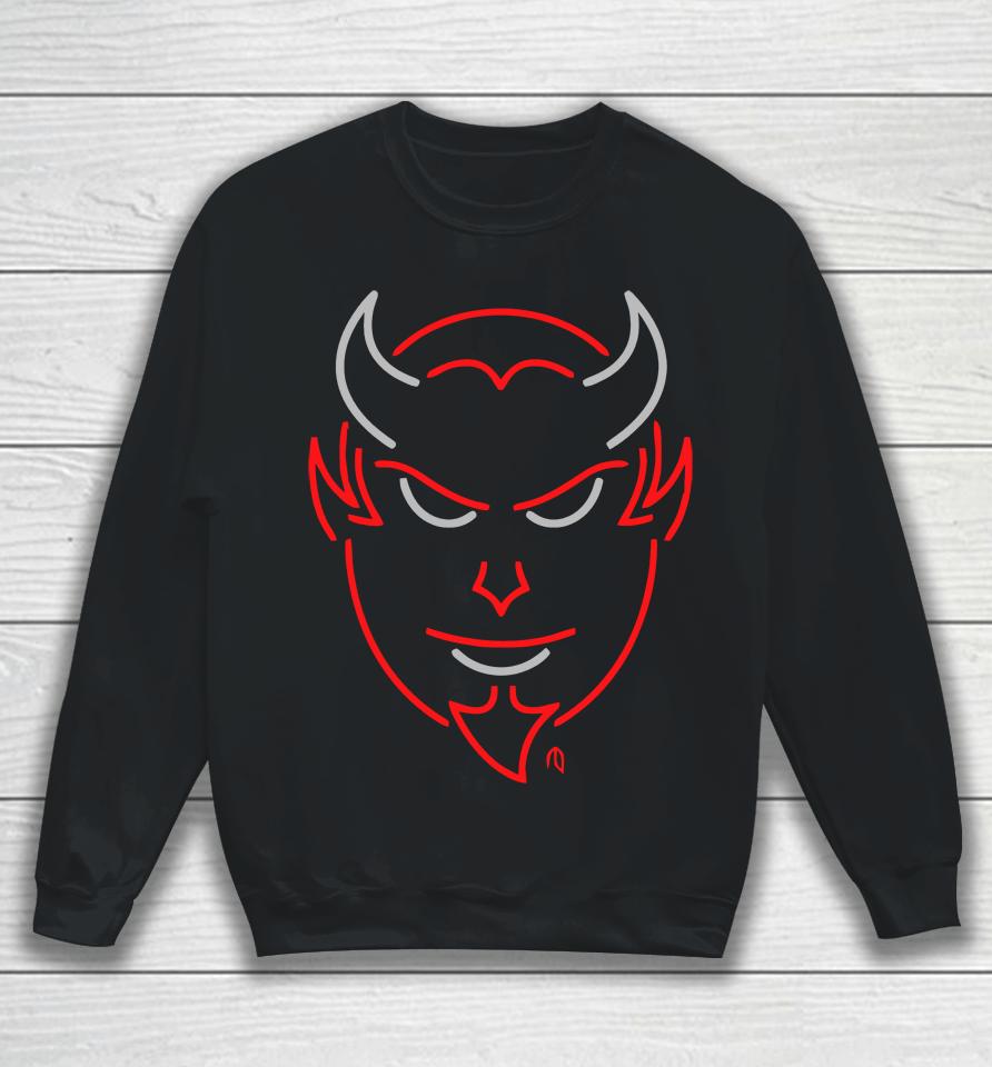 Devil Face Neon Sweatshirt