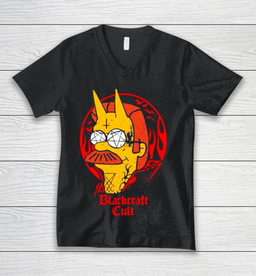 Devil Flanders Did I Hear Someone Wanted To Sell Their Soul Unisex V-Neck T-Shirt
