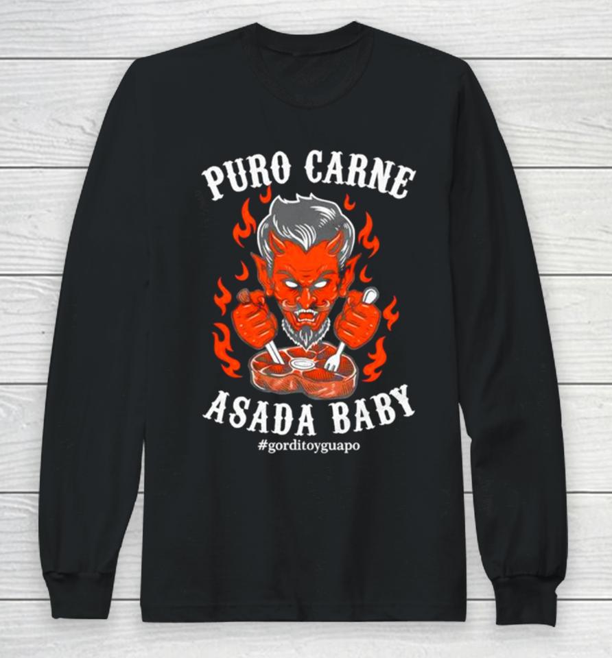 Devil Puro Carne Asada Baby Long Sleeve T-Shirt