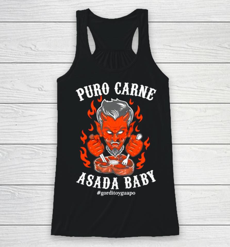 Devil Puro Carne Asada Baby Racerback Tank