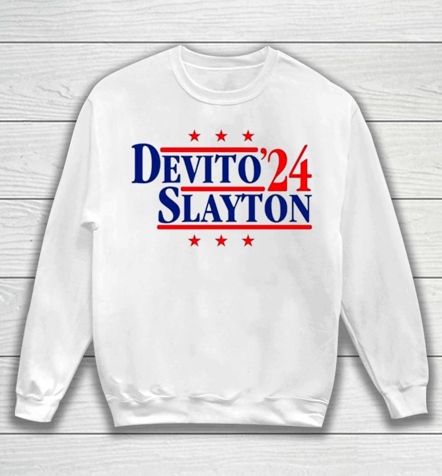 Devito And Slayton ’24 New York Football Legends Political Campaign Parody Sweatshirt