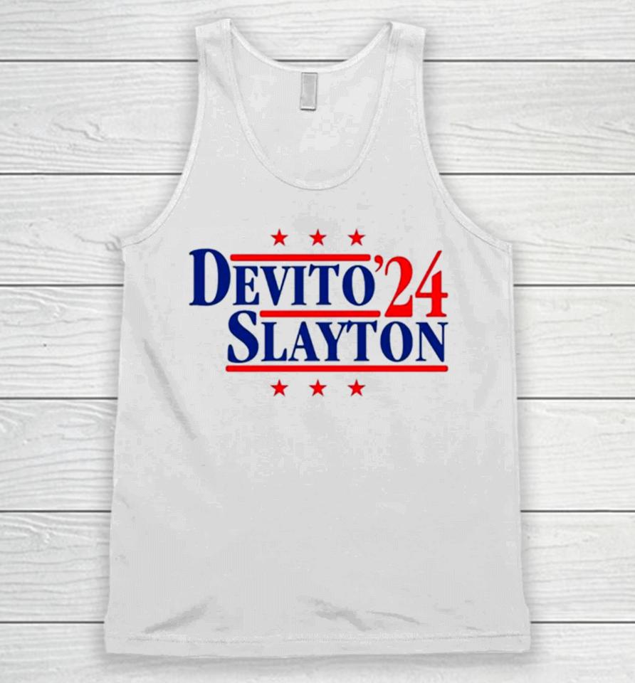 Devito And Slayton ’24 New York Football Legends Political Campaign Parody Unisex Tank Top