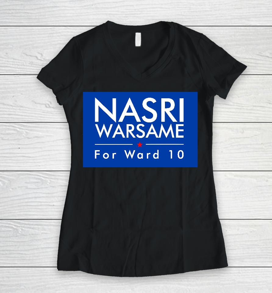 Dfl Nasri Warsame For Ward 10 Women V-Neck T-Shirt