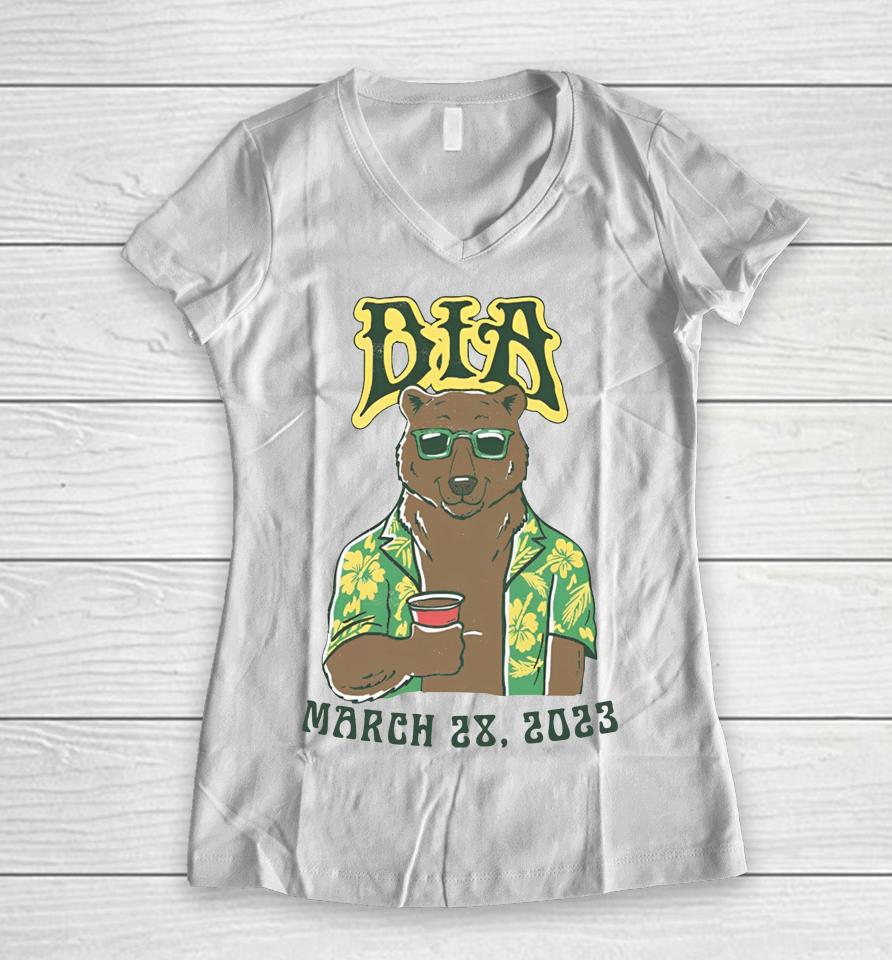 Dia Del Oso March 28 2023 Women V-Neck T-Shirt