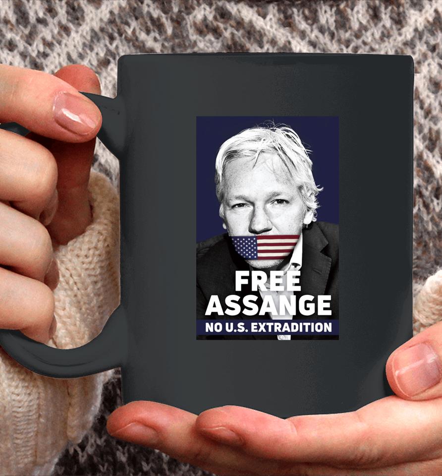 Dimitar Apasiev Free Assange No Us Extradition Coffee Mug