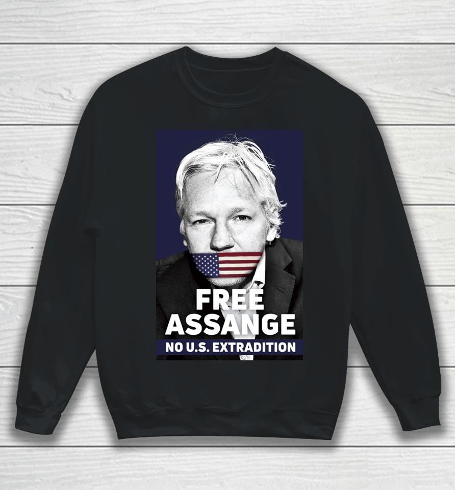 Dimitar Apasiev Free Assange No Us Extradition Sweatshirt