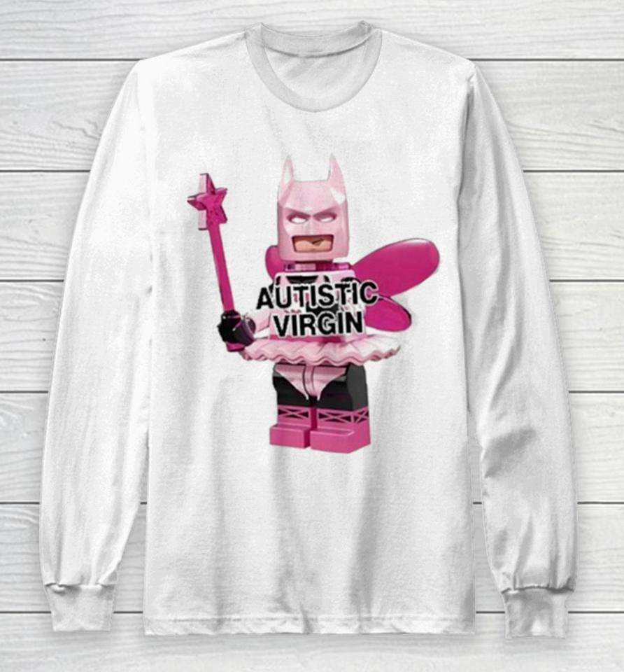 Dippy Autistic Virgin Batman Long Sleeve T-Shirt