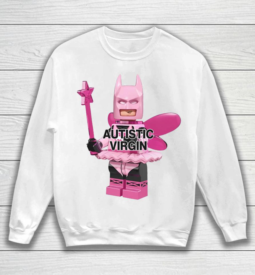 Dippytees Autistic Virgin Batman Sweatshirt