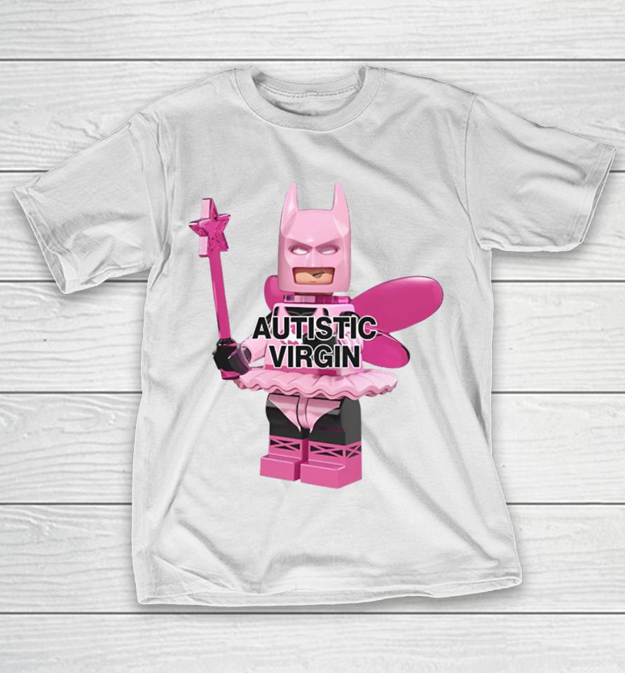 Dippytees Autistic Virgin Batman T-Shirt