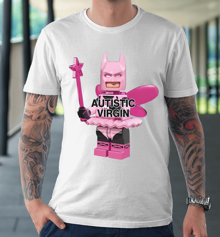 Dippytees Merch Autistic Virgin Batman Premium T-Shirt