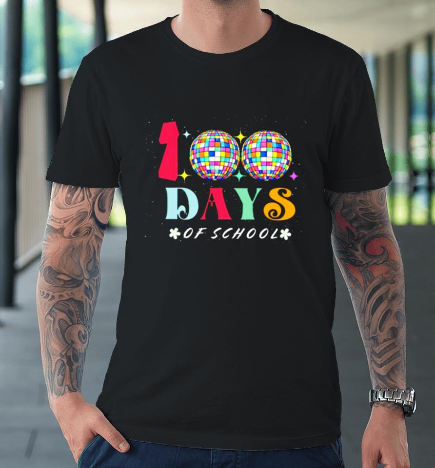 Disco 100 Days Of School Premium T-Shirt
