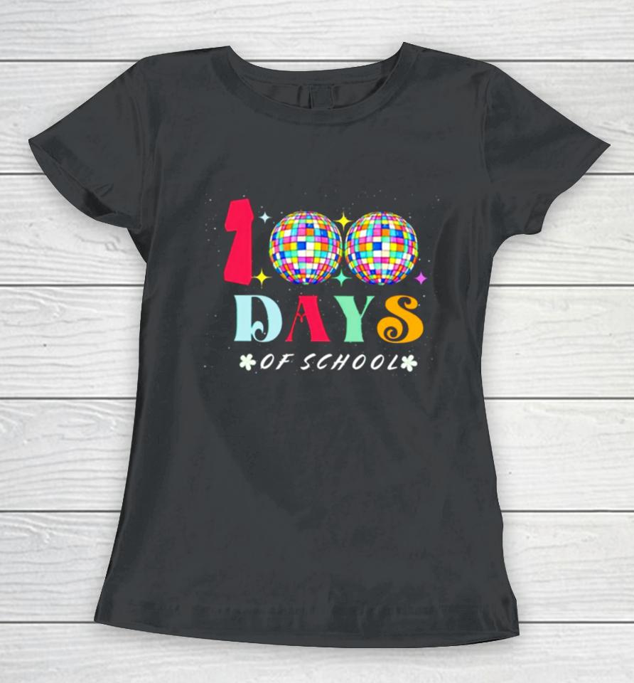 Disco 100 Days Of School Women T-Shirt