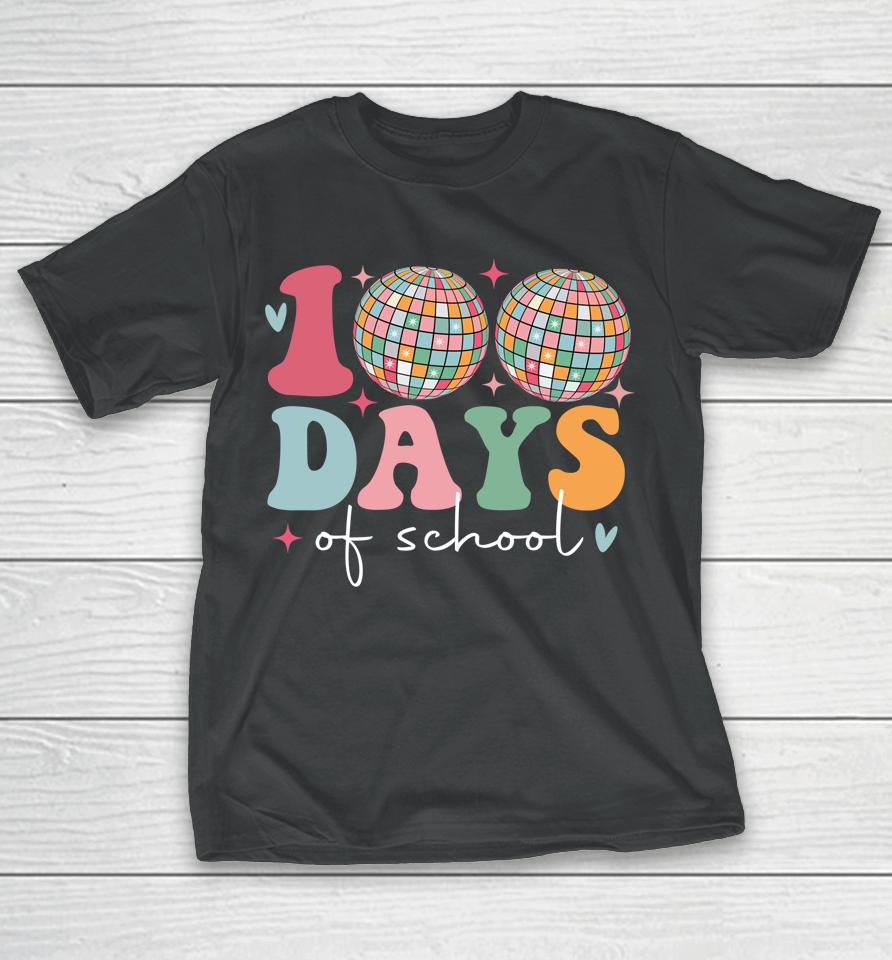 Disco Ball 100 Days Of School T-Shirt