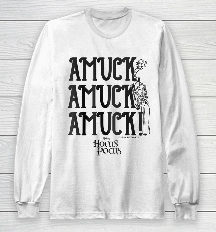 Disney Hocus Pocus Amuck Amuck Amuck Long Sleeve T-Shirt