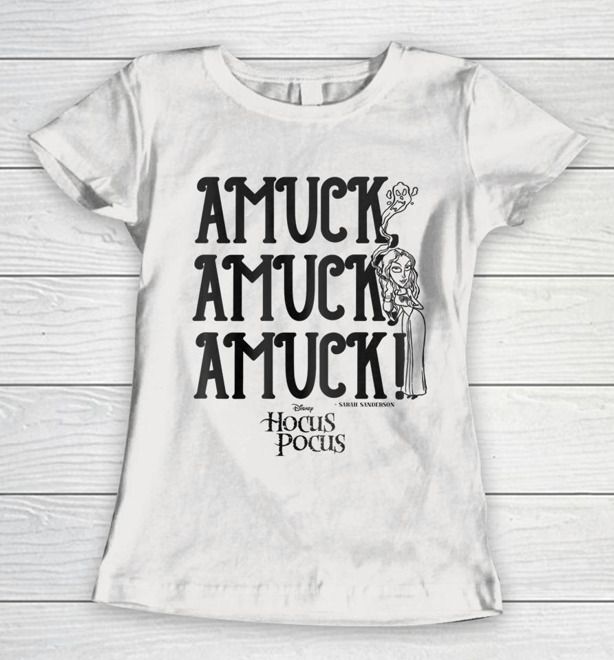 Disney Hocus Pocus Amuck Amuck Amuck Women T-Shirt