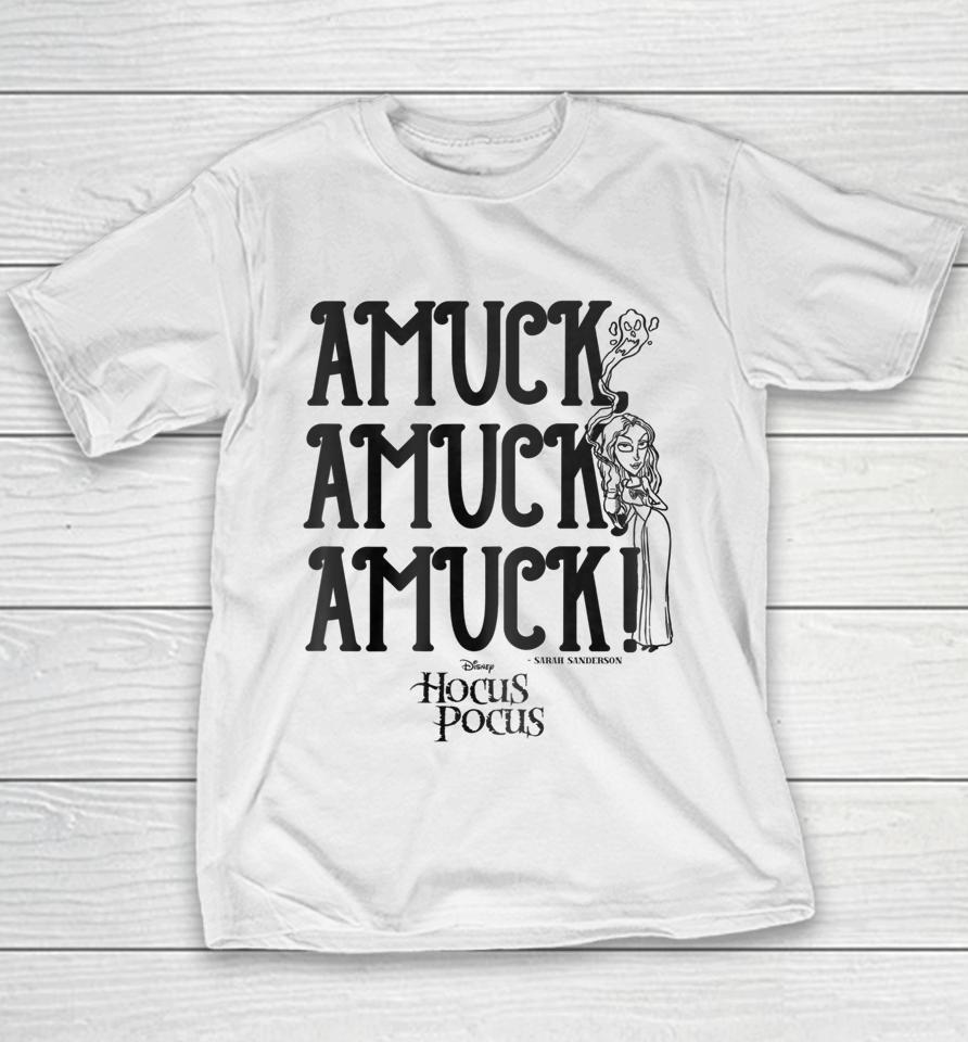 Disney Hocus Pocus Amuck Amuck Amuck Youth T-Shirt