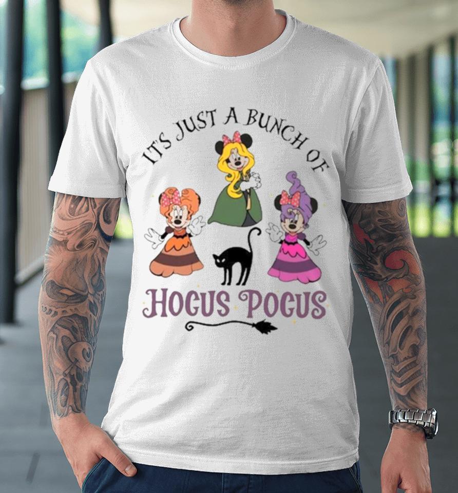 Disney Mickey Its Just A Bunch Of Hocus Pocus Halloween Premium T-Shirt