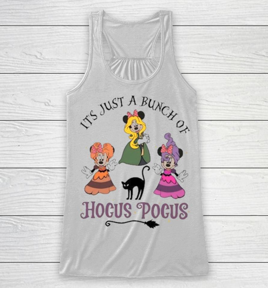 Disney Mickey Its Just A Bunch Of Hocus Pocus Halloween Racerback Tank