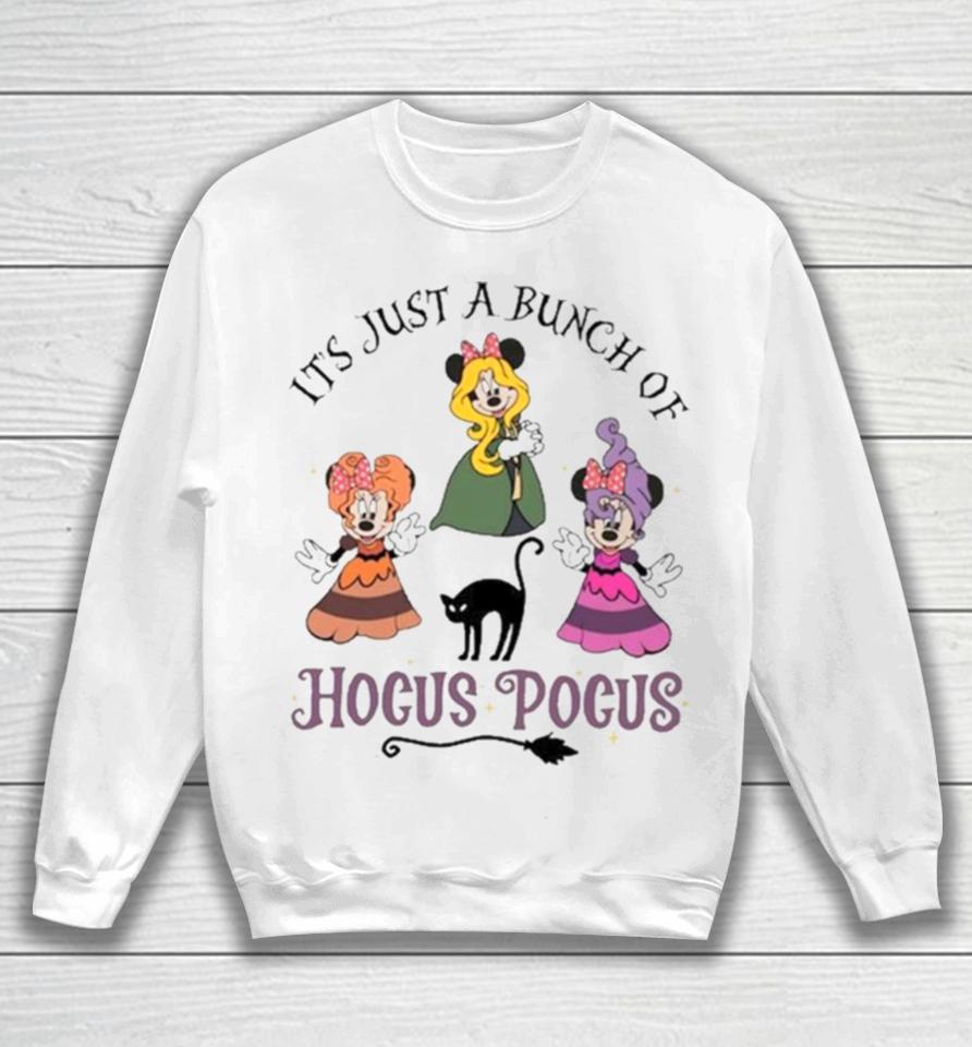 Disney Mickey Its Just A Bunch Of Hocus Pocus Halloween Sweatshirt
