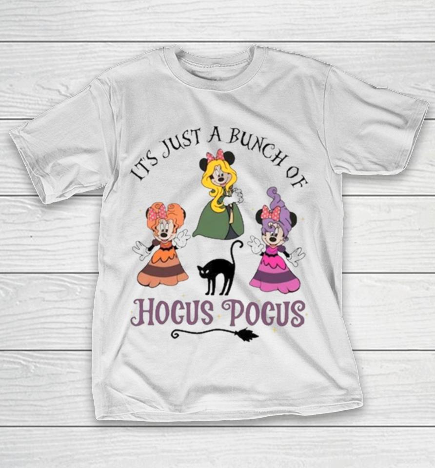 Disney Mickey Its Just A Bunch Of Hocus Pocus Halloween T-Shirt