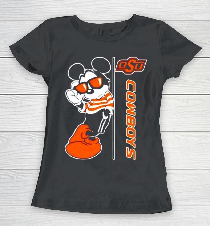 Disney Mickey Mouse Cowboys Football Women T-Shirt