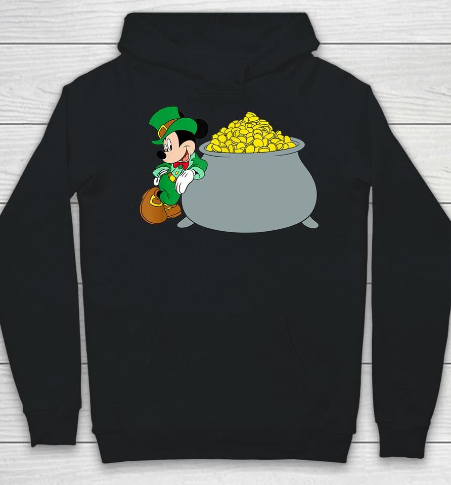 Disney Mickey Mouse St Patrick's Day Pot Of Gold Hoodie