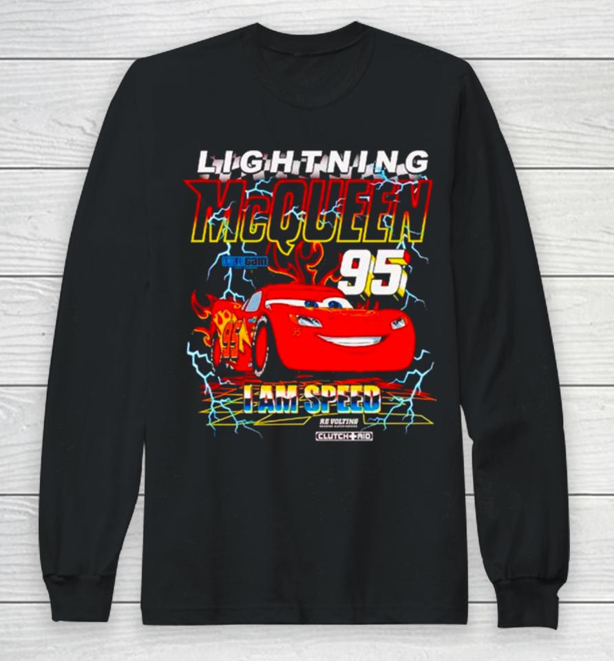 Disney Pixar Cars Lightning Mcqueen Long Sleeve T-Shirt