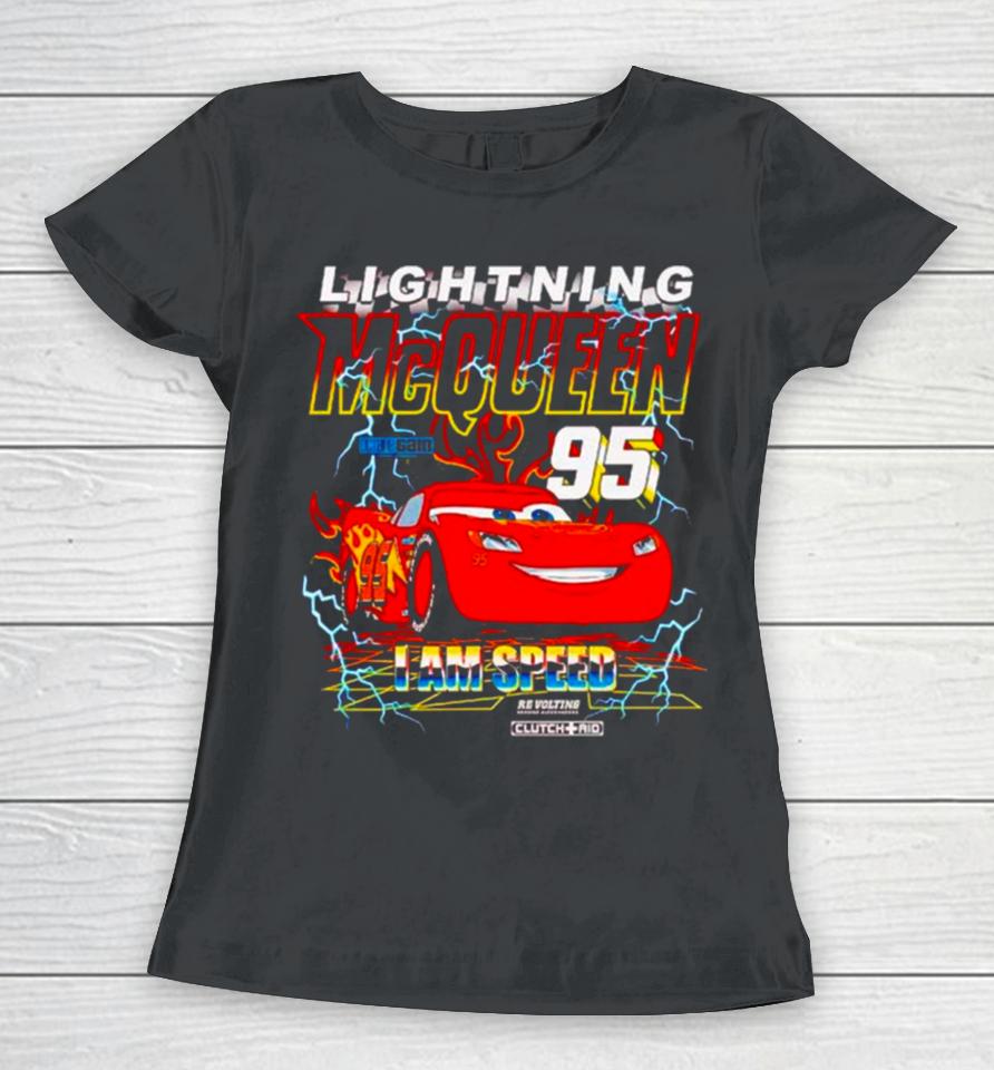 Disney Pixar Cars Lightning Mcqueen Women T-Shirt