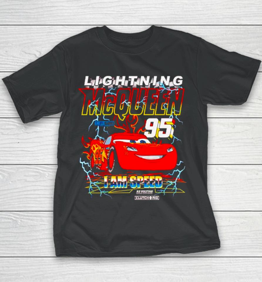 Disney Pixar Cars Lightning Mcqueen Youth T-Shirt