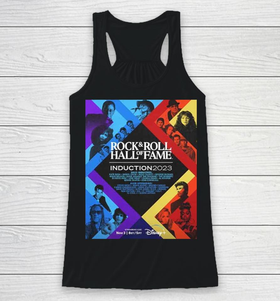 Disney Plus Unforgettable Celebration Of Music Rock And Roll Hall Of Fame Induction 2023 Ceremony Racerback Tank