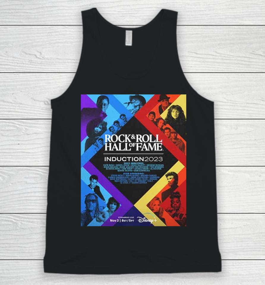 Disney Plus Unforgettable Celebration Of Music Rock And Roll Hall Of Fame Induction 2023 Ceremony Unisex Tank Top