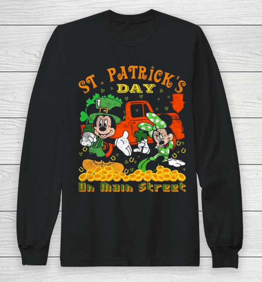 Disney St. Patrick’s Day On Main Street Long Sleeve T-Shirt