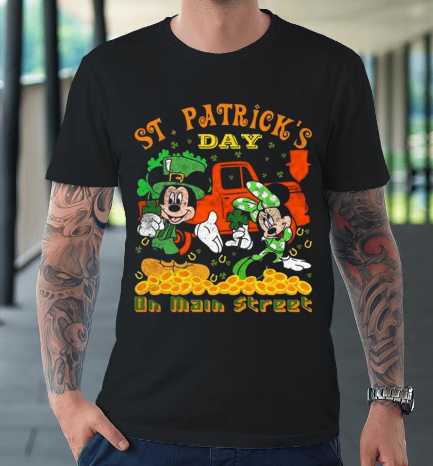 Disney St. Patrick’s Day On Main Street Premium T-Shirt