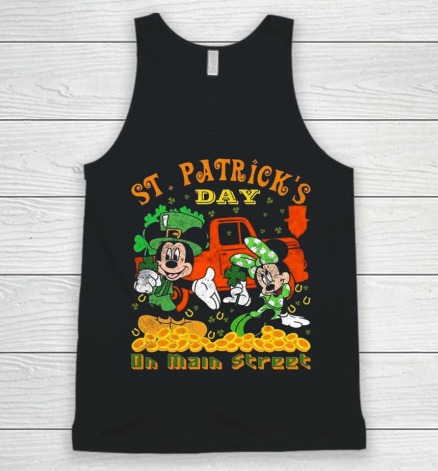 Disney St. Patrick’s Day On Main Street Unisex Tank Top