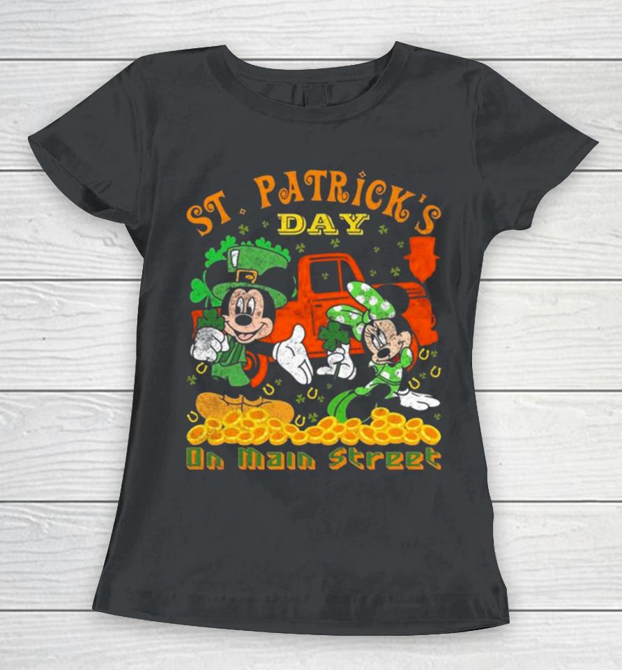 Disney St. Patrick’s Day On Main Street Women T-Shirt