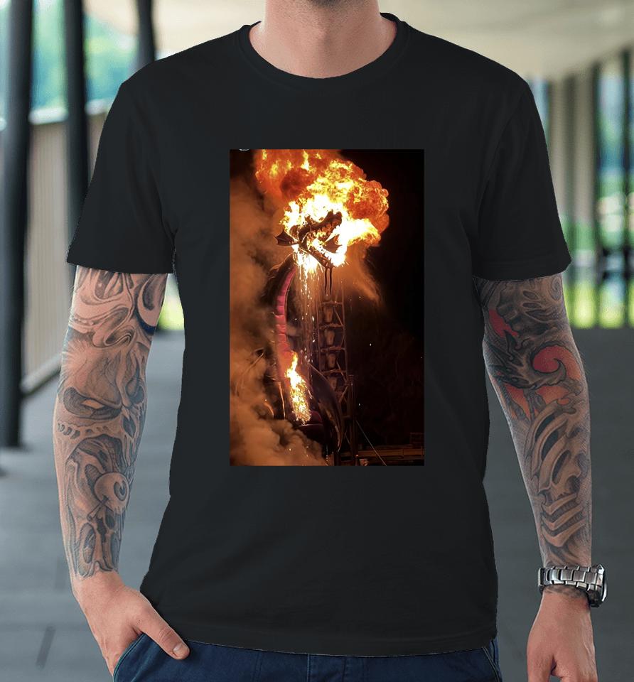 Disneyland Fantasmic Fire Dragon Premium T-Shirt