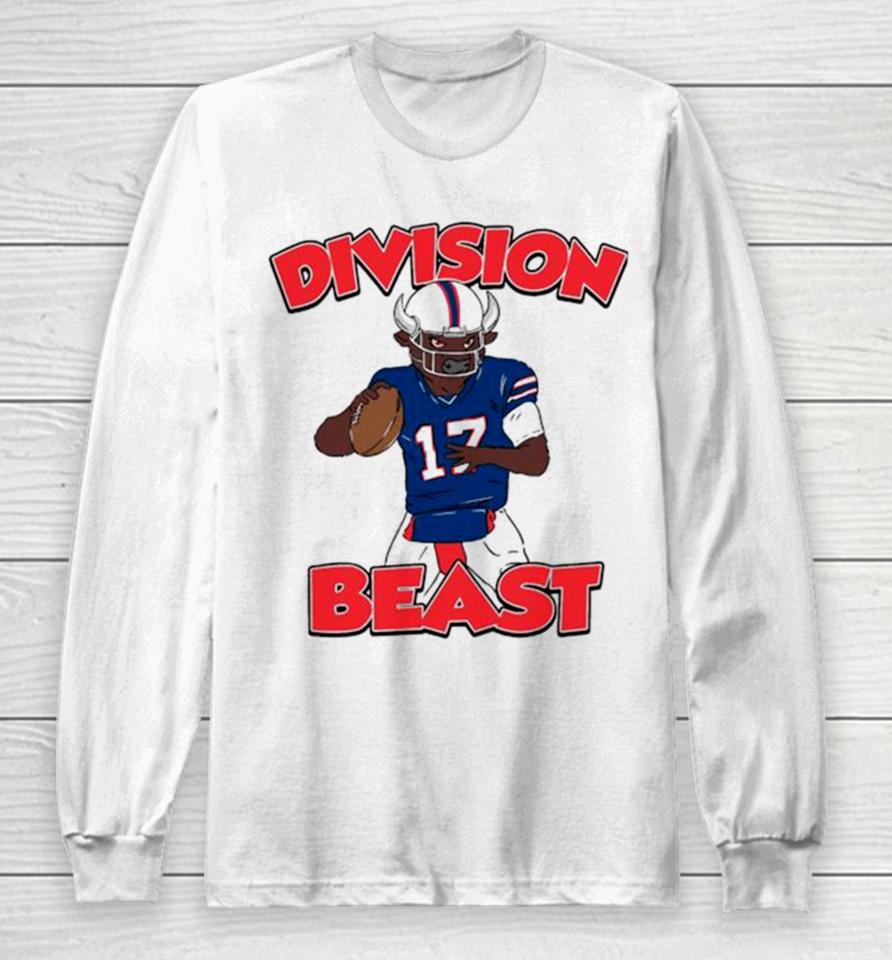 Division Beast Football Buffalo Bills 17 Ready Long Sleeve T-Shirt